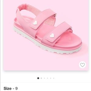 Stoney Clover Lane X Target pink sandals